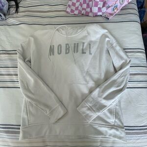 NOBULL white hoodie size M